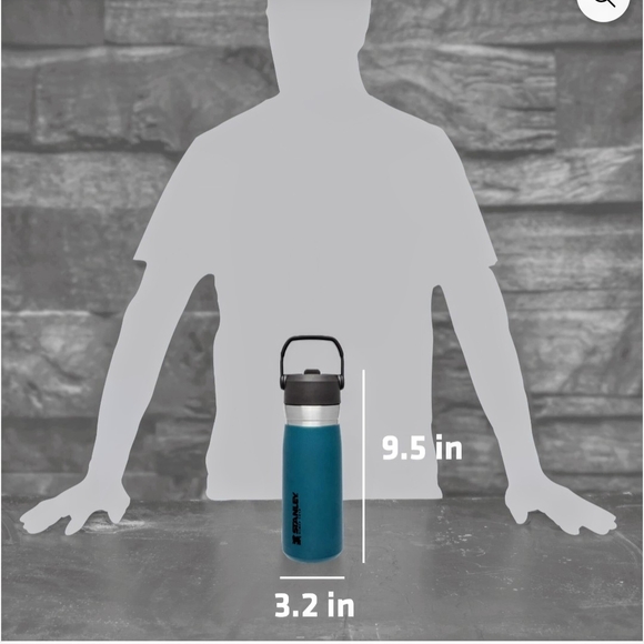 Stanley Teal Insulated Bottle with Handle - Picture 7 of 7